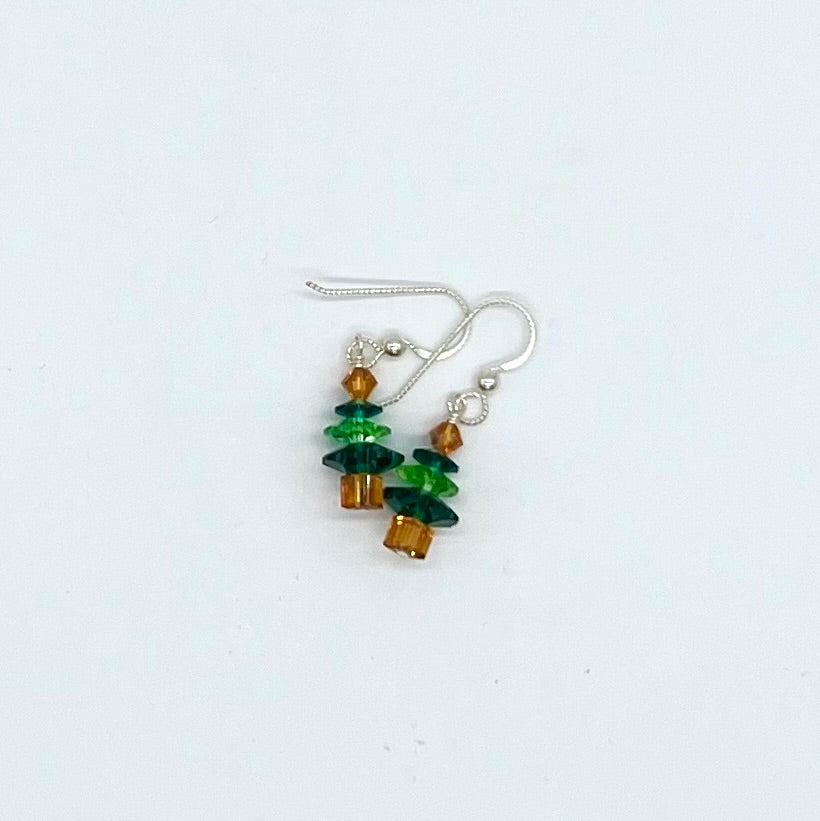 Holiday Christmas Tree Earrings