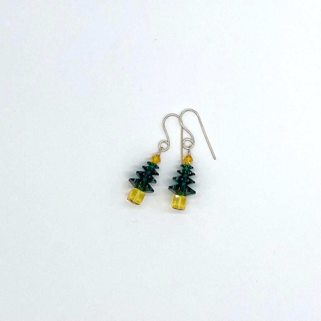 Holiday Christmas Tree Earrings