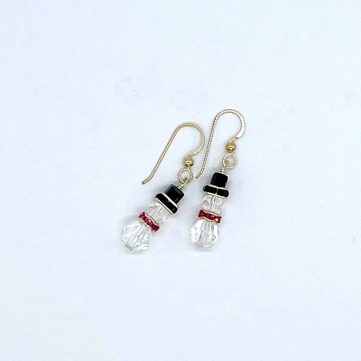 Holiday Snowmen Earrings