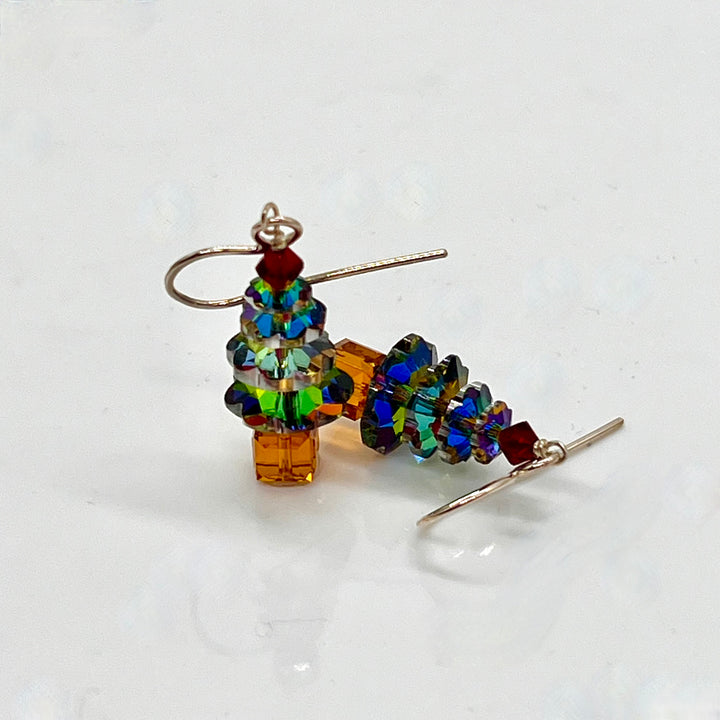 Holiday Christmas Tree Earrings