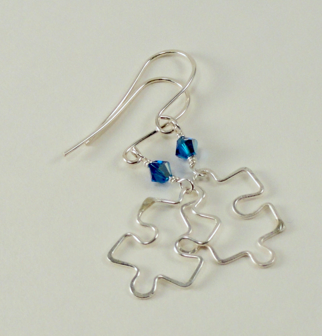 Temple Puzzle Piece Earrings