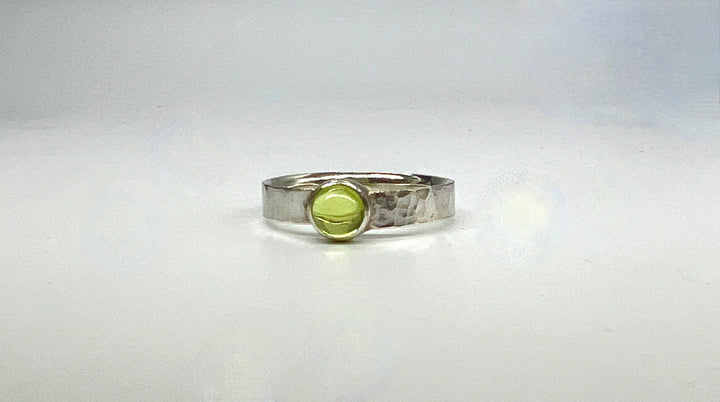 Peridot Solitaire Ring