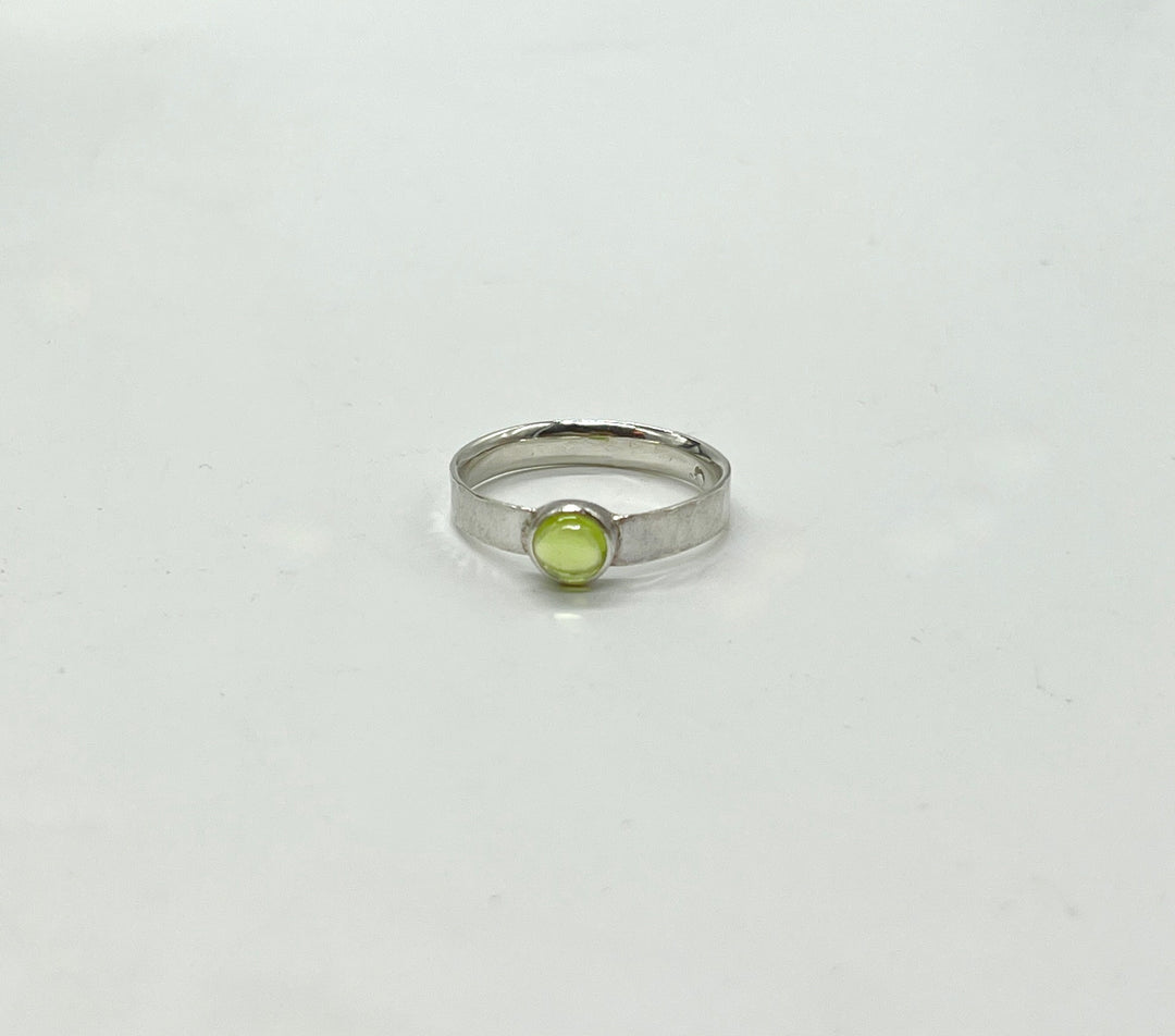 Peridot Solitaire Ring