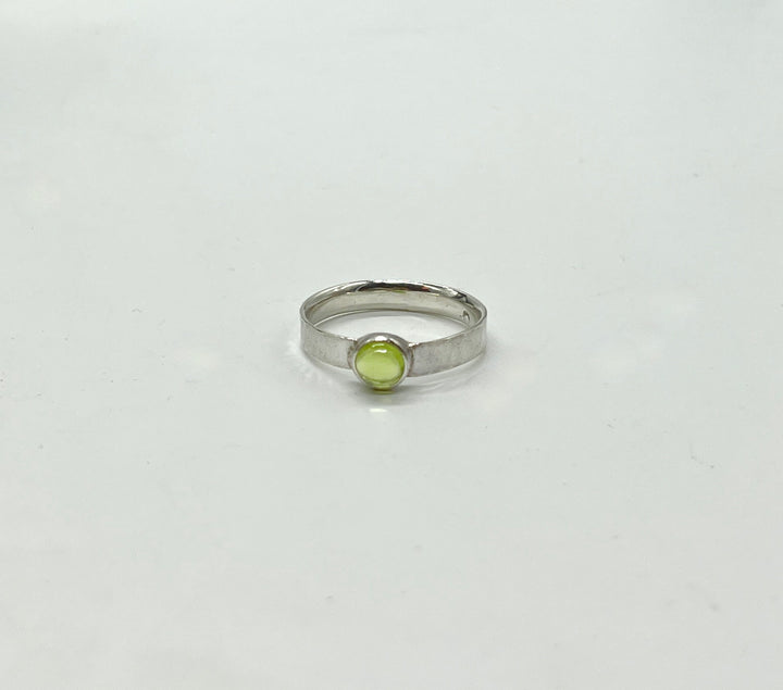 Peridot Solitaire Ring