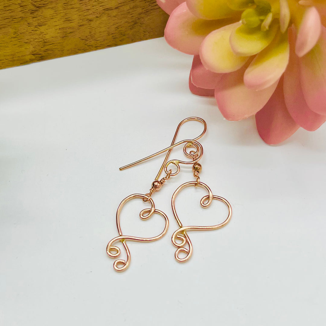 PMJ Signature Heart Earrings