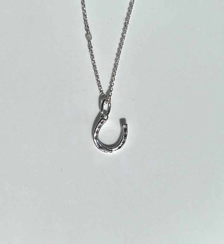 Silver Horseshoe Necklace | Fortuna