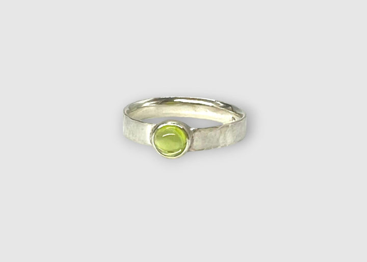 Peridot Solitaire Ring