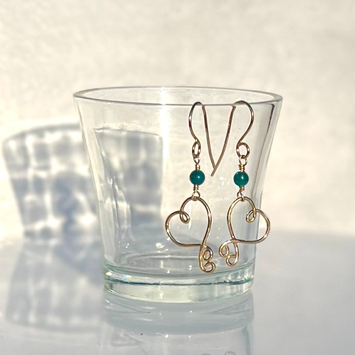 PMJ Signature Heart Earrings