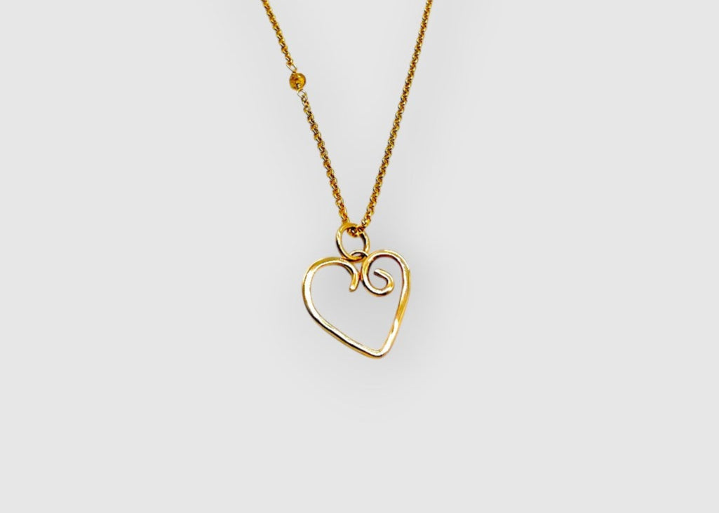 Gold Heart Necklace