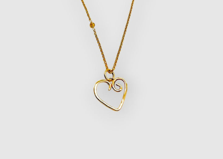 Gold Heart Necklace