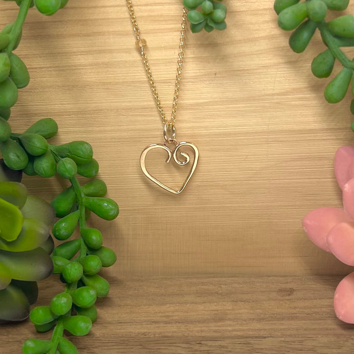 Gold Heart Necklace