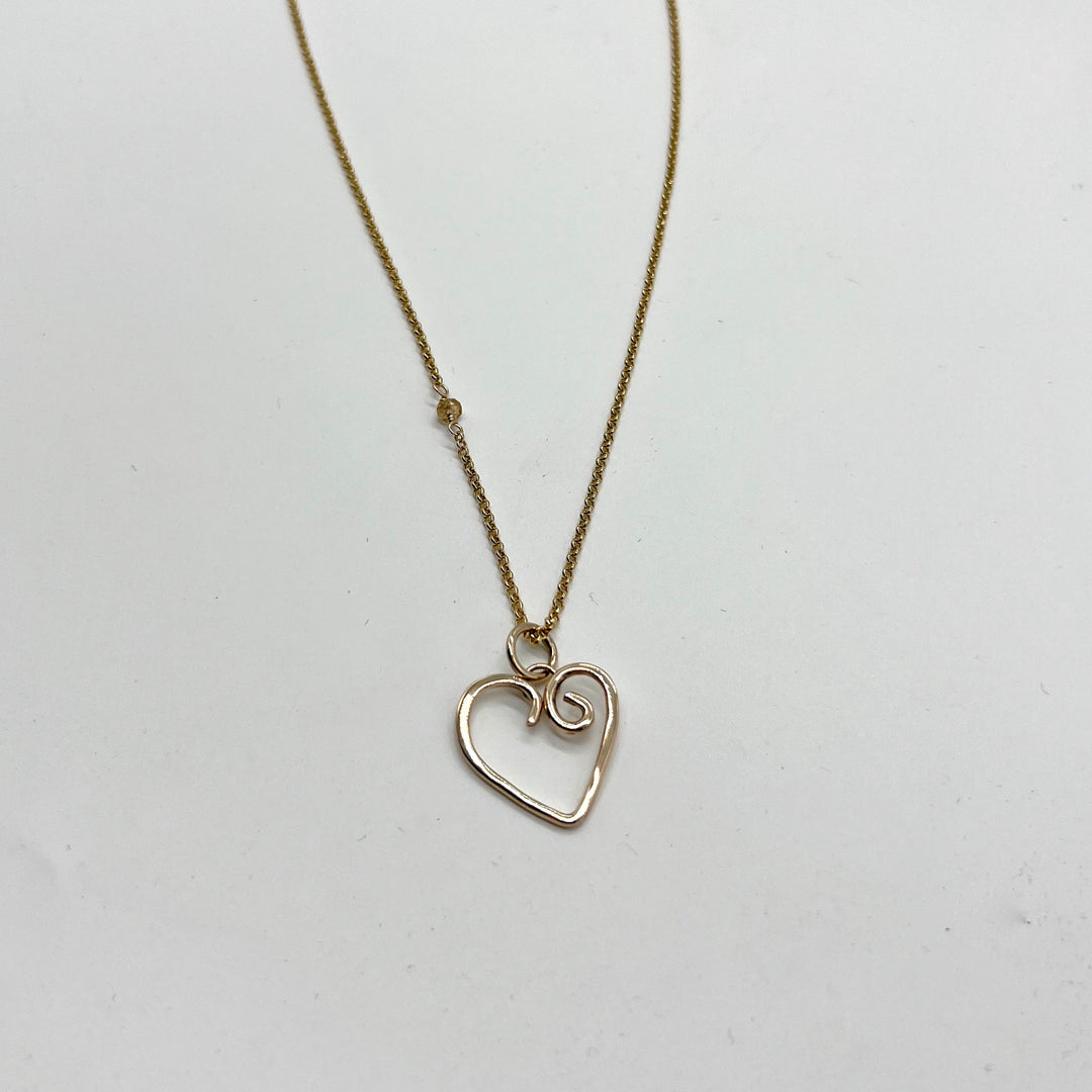 Gold Heart Necklace