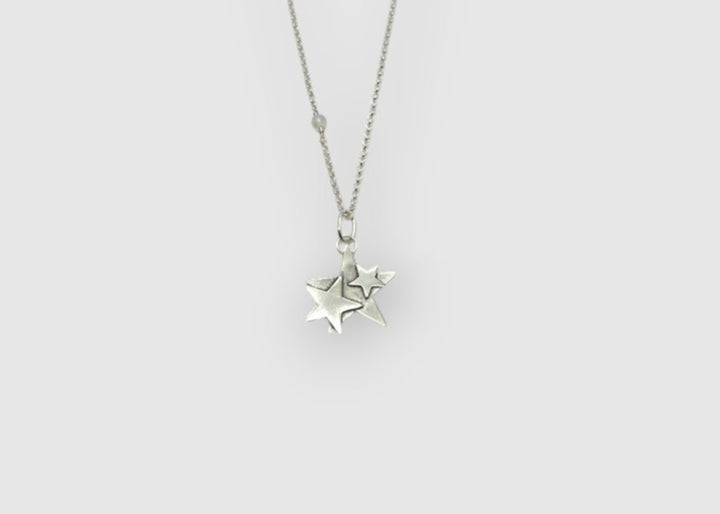 Astra Silver Star Necklace